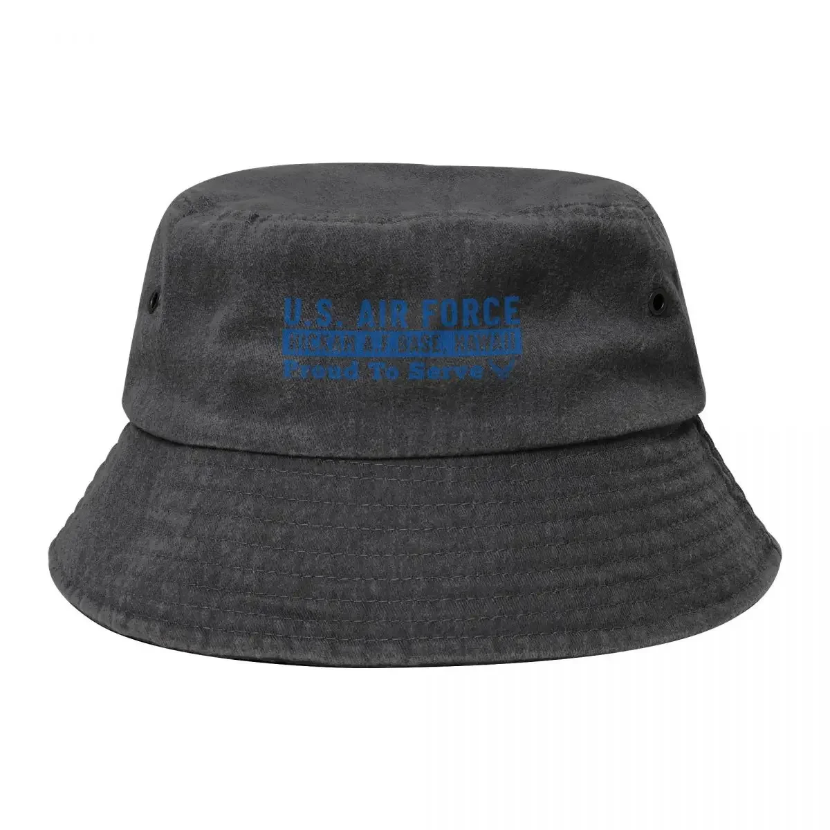 Hickam Air Force Base Proud To Serve Bucket Hat hiking hat Beach Bag fishing hat Man Women's