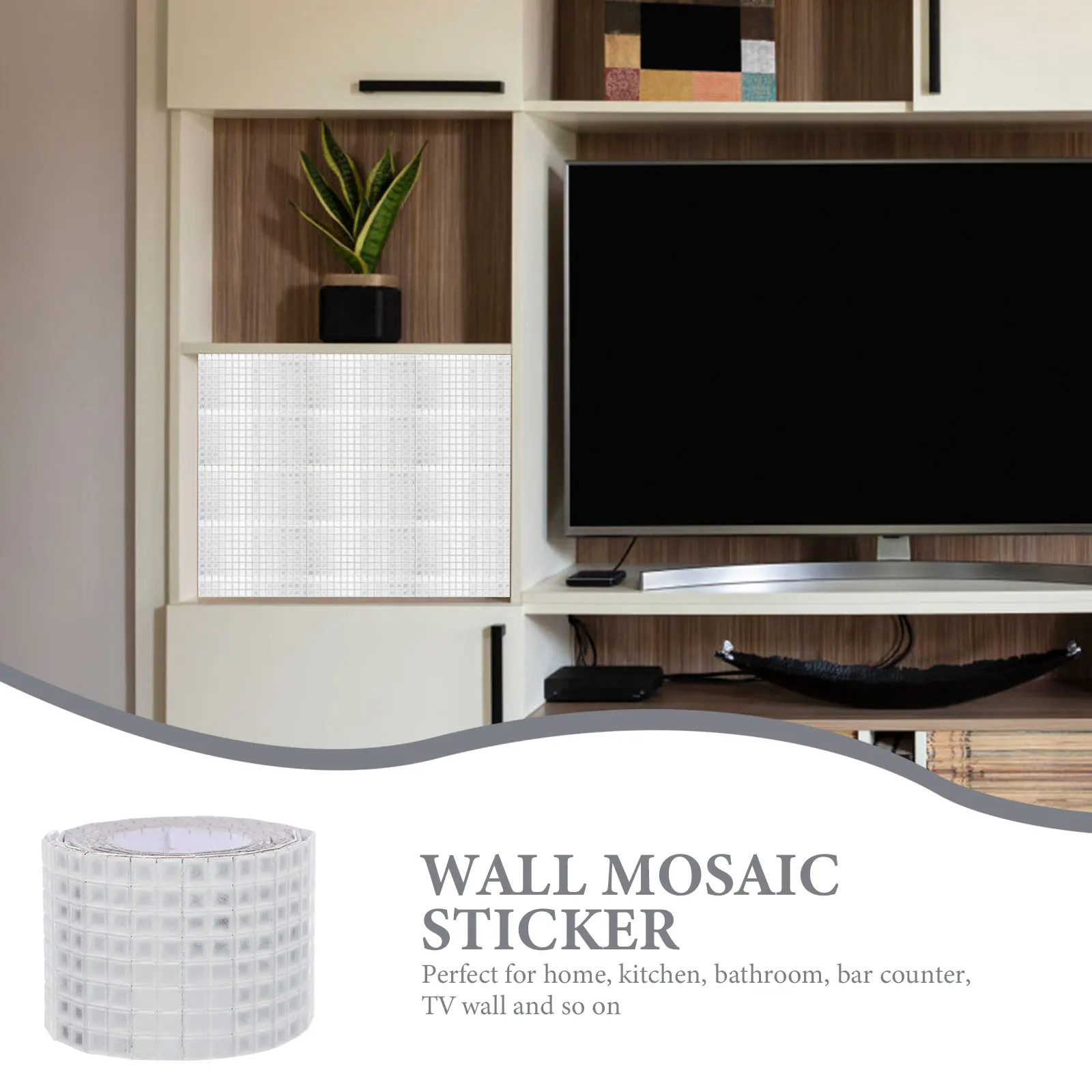 

Acrylic Mirror Tiles Stickers Self Adhesive Waterproof Wall Decals Mosaic Tile Decorations Home Kitchen Bathroom Craft Patches