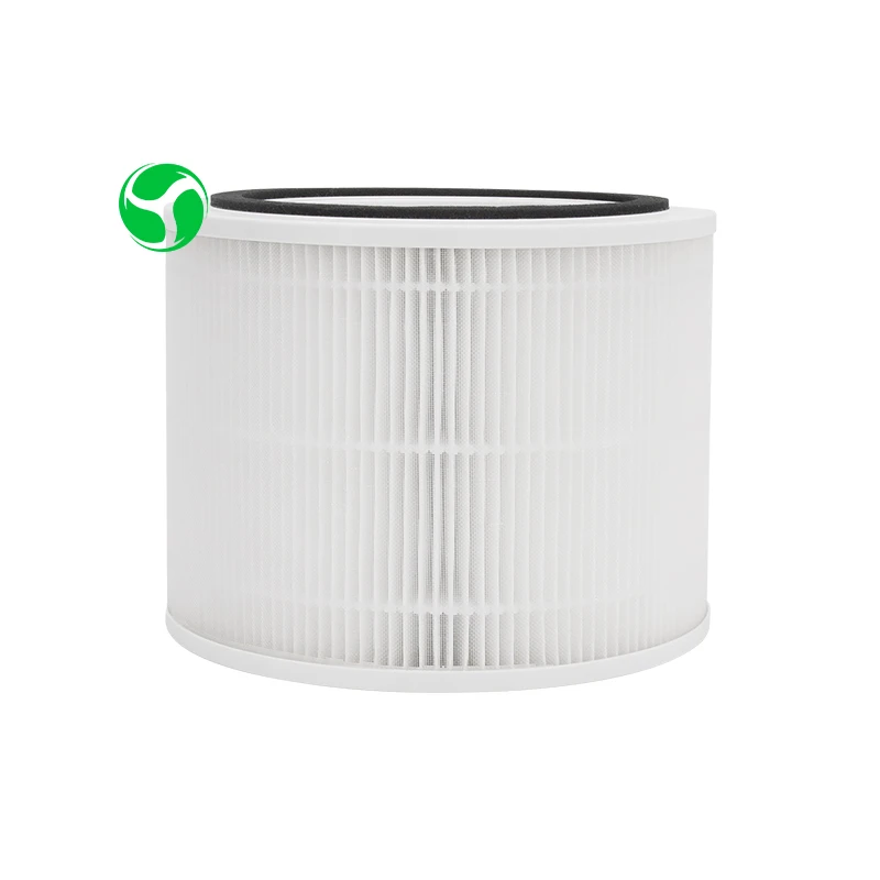 Air Purifier Filters Cylinder Filter Replacement For Levoit Core 300-RF H13 HEPA and Activated Carbon High-Efficiency Pre-Filter