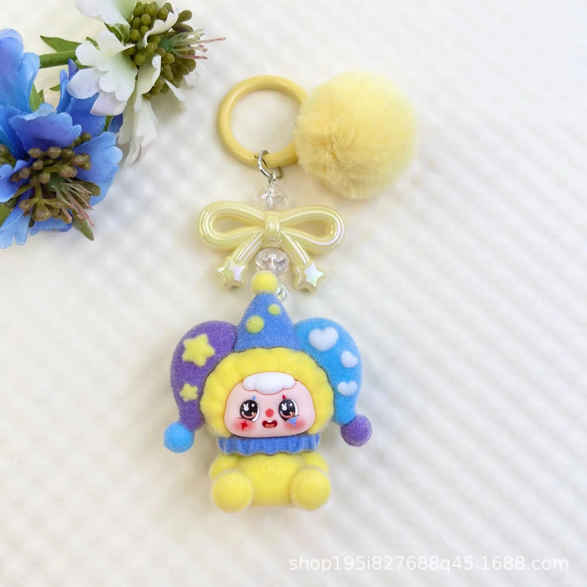 1PCSNew نموذج كيس فول السيرك زوجين سيارة المفاتيح حقيبة شماعات الديكور العصرية لعبة المفاتيح