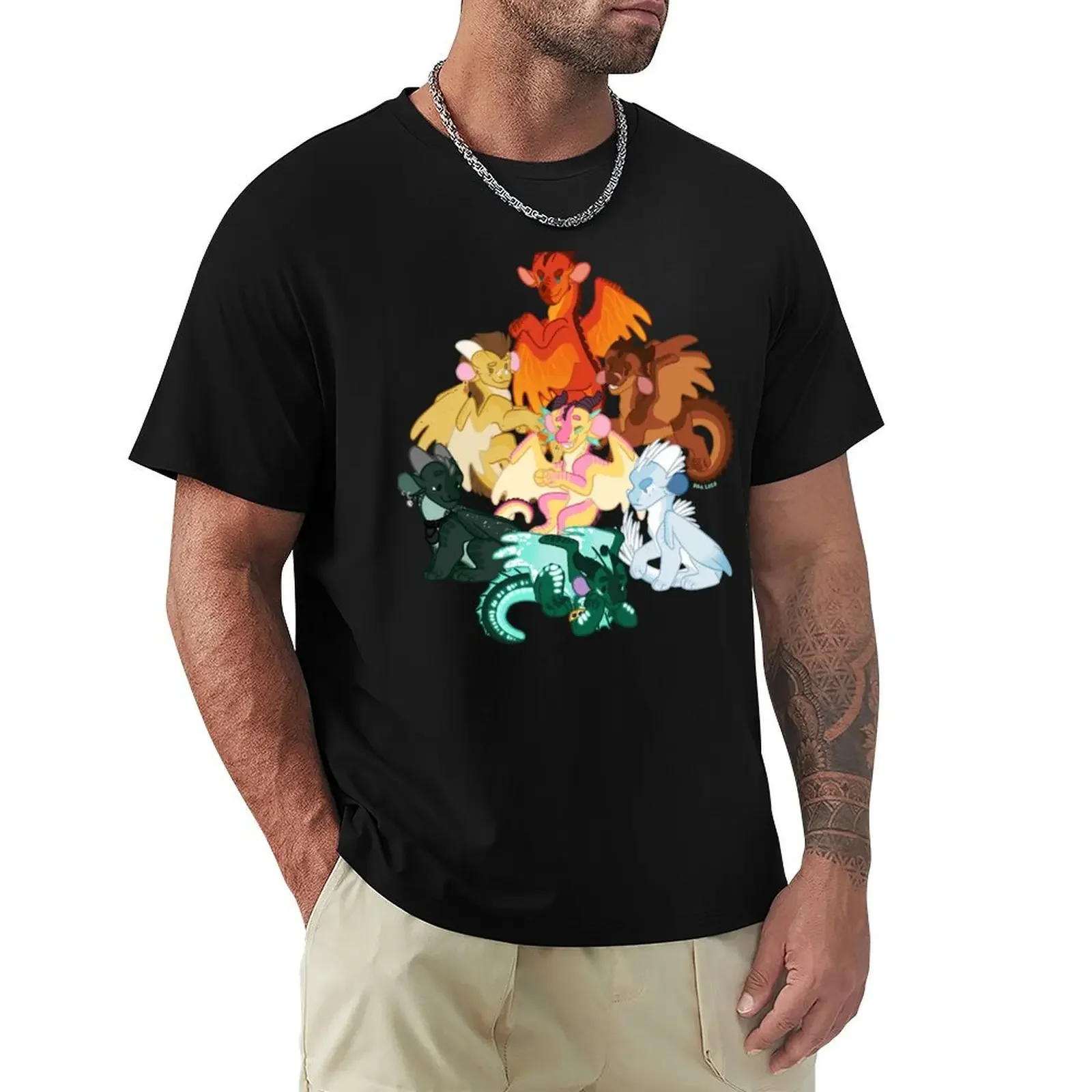 

Jade Winglet - WOF Wings of Fire Sticker T-Shirt plus size tops essential t shirt t shirts for men cotton