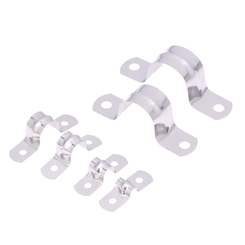 Heavy Duty Stainless Steel U-Shaped Tube Clamp Metal Saddle Pipe Clamp U Conduit Bracket for Secure Installation - usage example