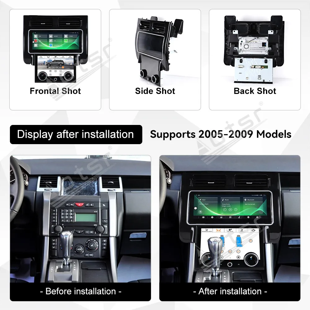 For Land Rover Range Rover Sport 2005~2009 Android 15 Carplay Car Radio Stereo Player GPS Navigation Multimedia Auto Head Unit