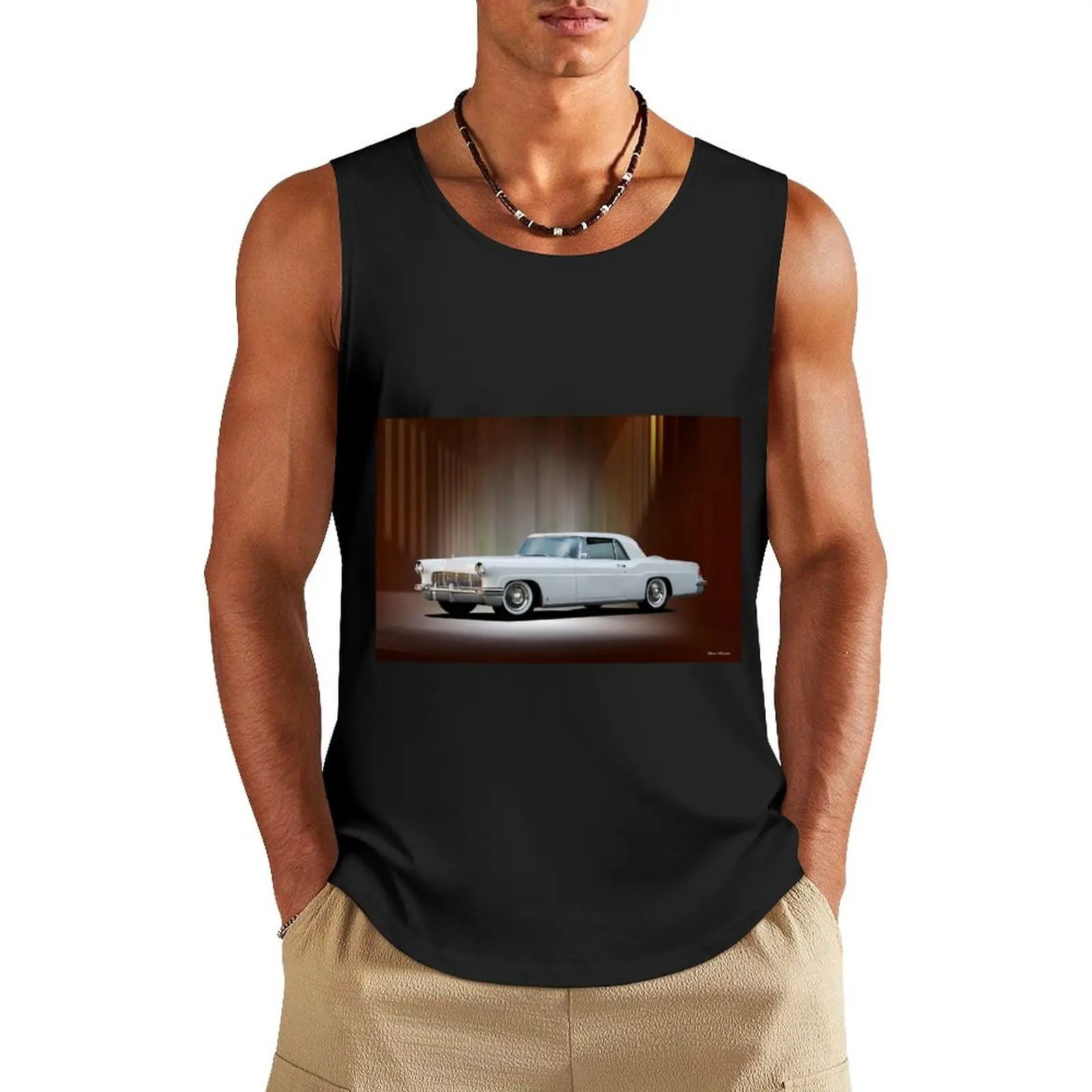 

1956 Lincoln Continental Mark II Tank Top clothes for men Gym t-shirt man