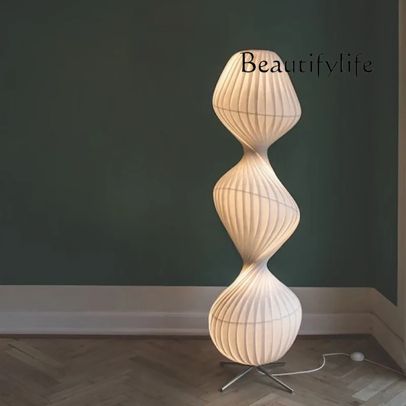 Nordic living room medieval floor lamp design creamy atmosphere lamp