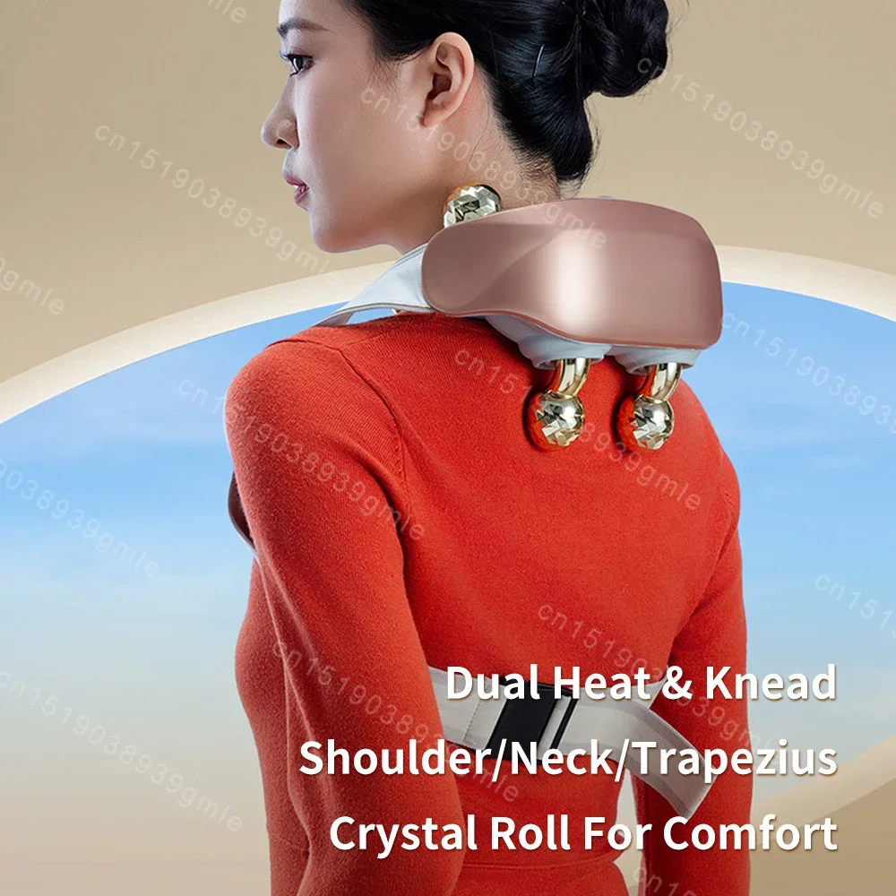 

Cervical Massage Heat Relief Pain Muscle Punch Beating Vibrate 4 Modes Pulse Imitation Hand Knead