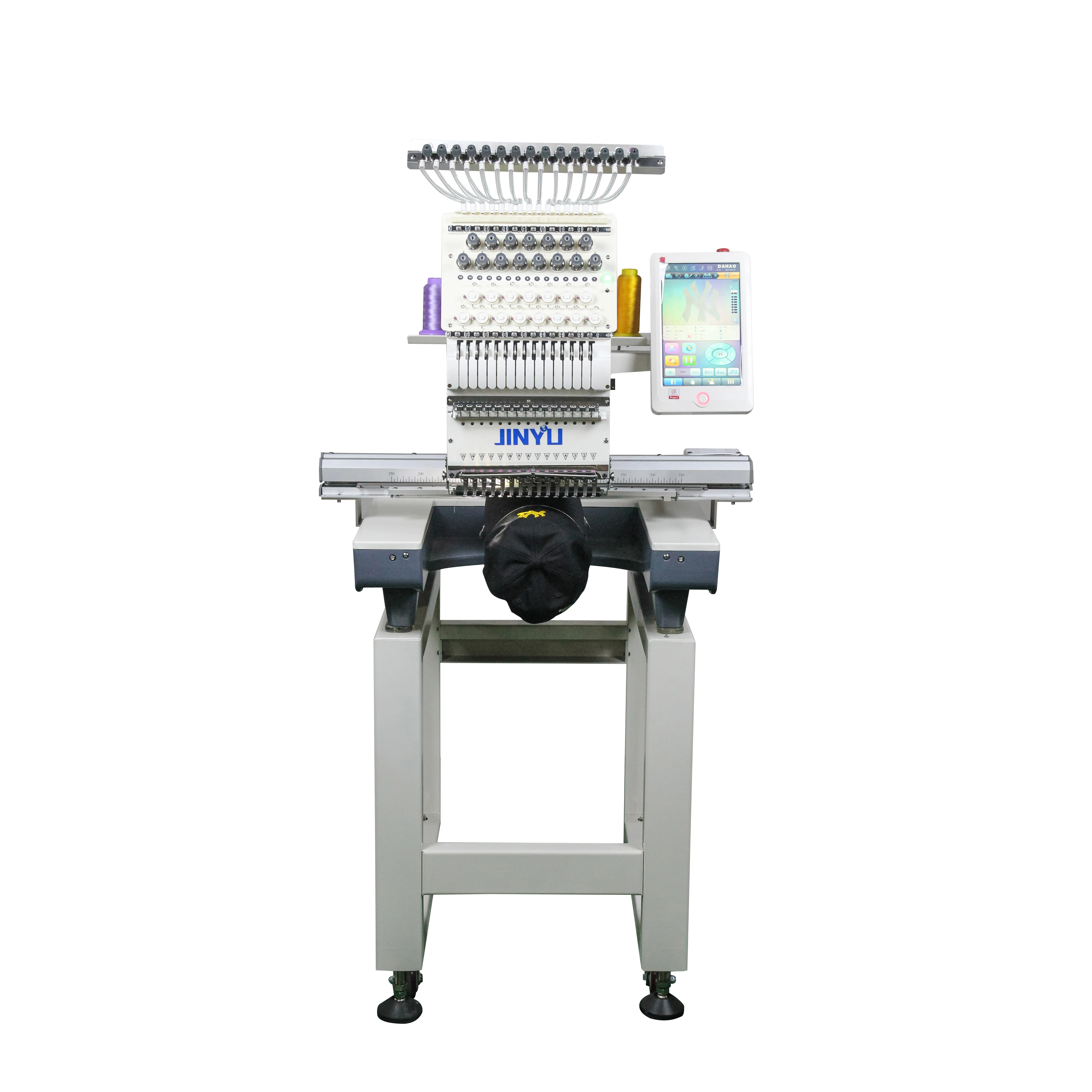 JINYU 1201C Single Head Computerized Embroidery Machine Dahao Computer Home Use Embroidery Machine