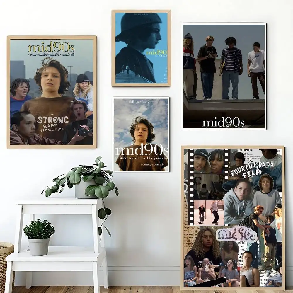 Mid 90S Movie Anime Poster High Quality Print Poster Waterproof Wall Art Movie Posters For Living Bedroom Retro Room Decor Gift
