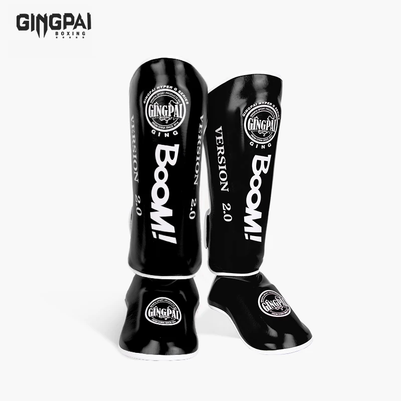 Professional Kickboxing Leg Guard Muay Ankle Protector Sparring MMA Shin Boxing Thickened Fighting Gear AnkleProtective Guards