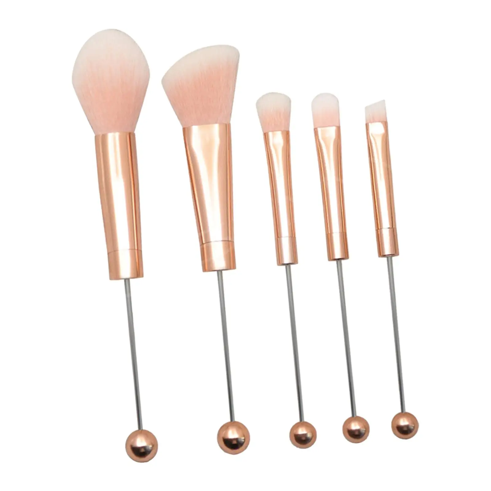 5x Makeup Brushes Set Cosmetic Brushes with Soft Synthetic Fiber Multifunctional Make up Brushes Tool Kits for Sisters Adults