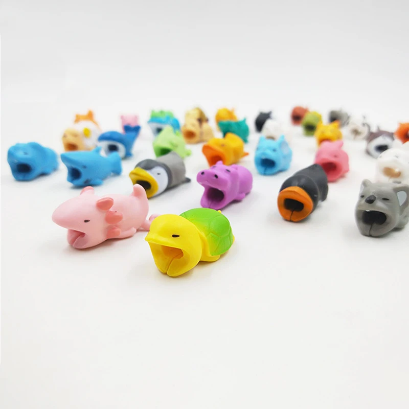 Animal Usb Bite Winder Earphone Charger Cable Protectors forAudi Mercedes Benz Volkswagen BMW Toyota Ford Honda Land Rover Tesla