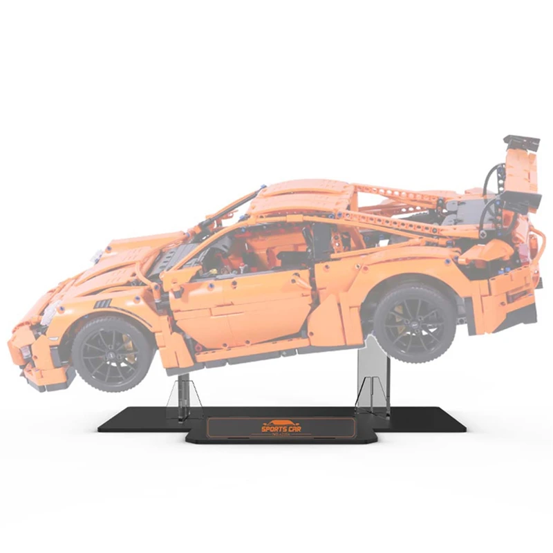 Display Stand for Lego 911 GT3 RS 42056, 5MM Acrylic Stand for Lego 42056 (No Model Set Included)