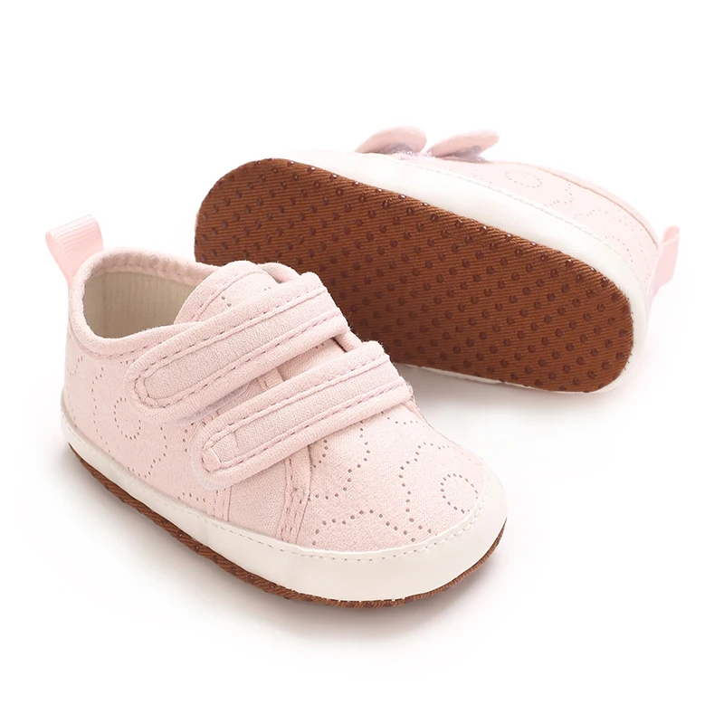 0-18Month Casual Baby Shoes Infant Baby Girl Crib Shoes Cute Flower Soft Sole Walking Shoes Toddler First Walker Shoes