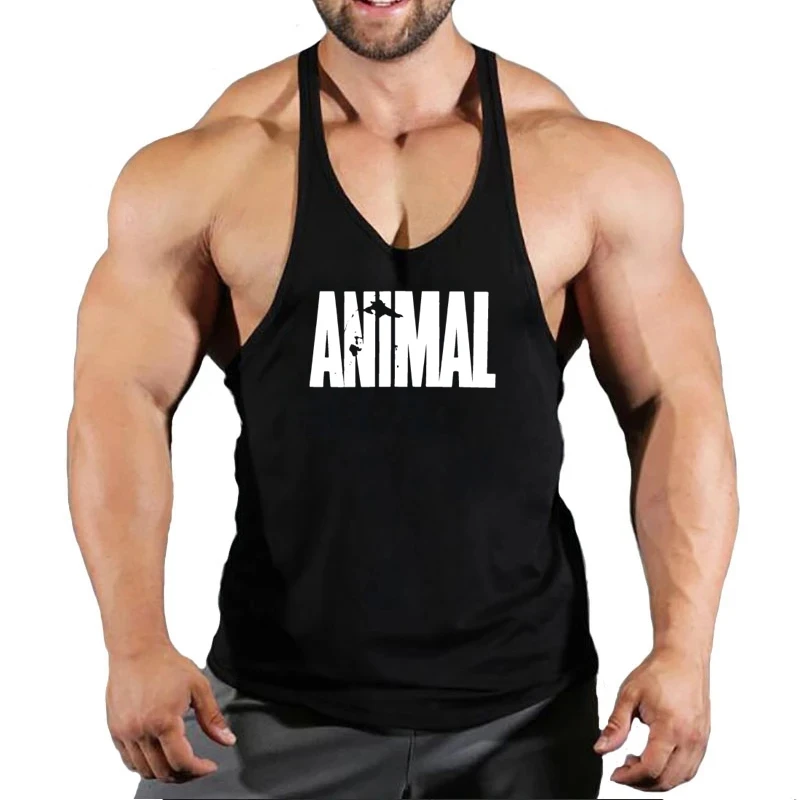 Brand Vest Muscle Sleeveless Singlets Fashion Workout Sports Shirt Mens Bodybuilding Fitness Top Men Gym Tank Top Clothing