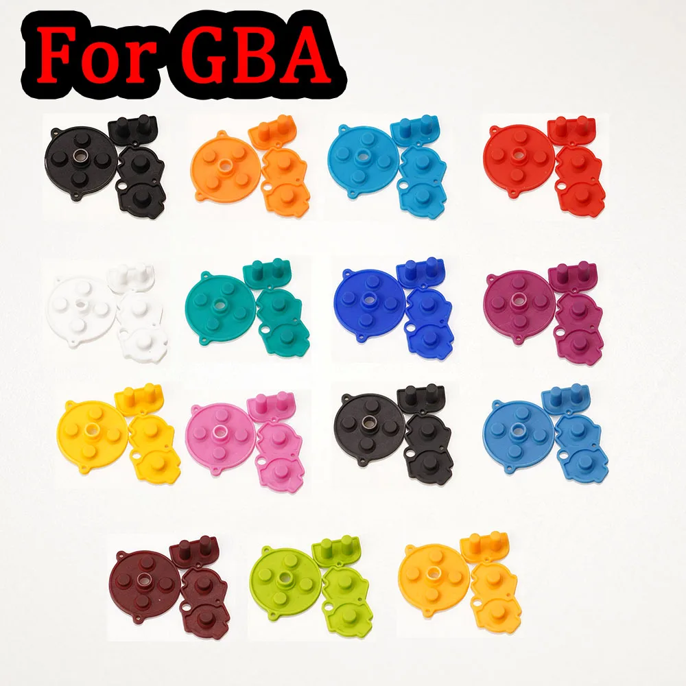 Original Rubber Button Conductive Pads Replacement Keypad A-B D-pad Start Select Buttons Conductive Pads for GBA GameBoy Advance