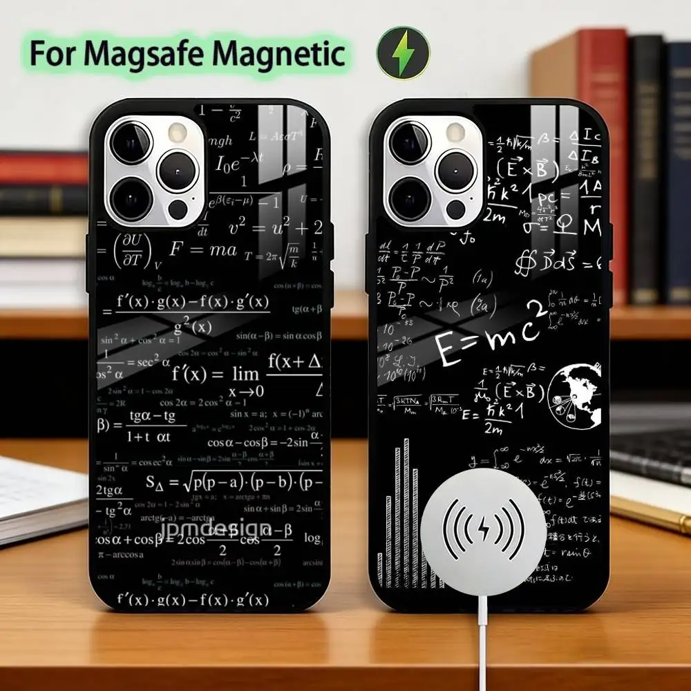 

P-Physics Chemical Mathematics Phone Case For iPhone17,16,15,14,13,12,11 Plus,Pro Magnetic with Magsafe Wireless Charging