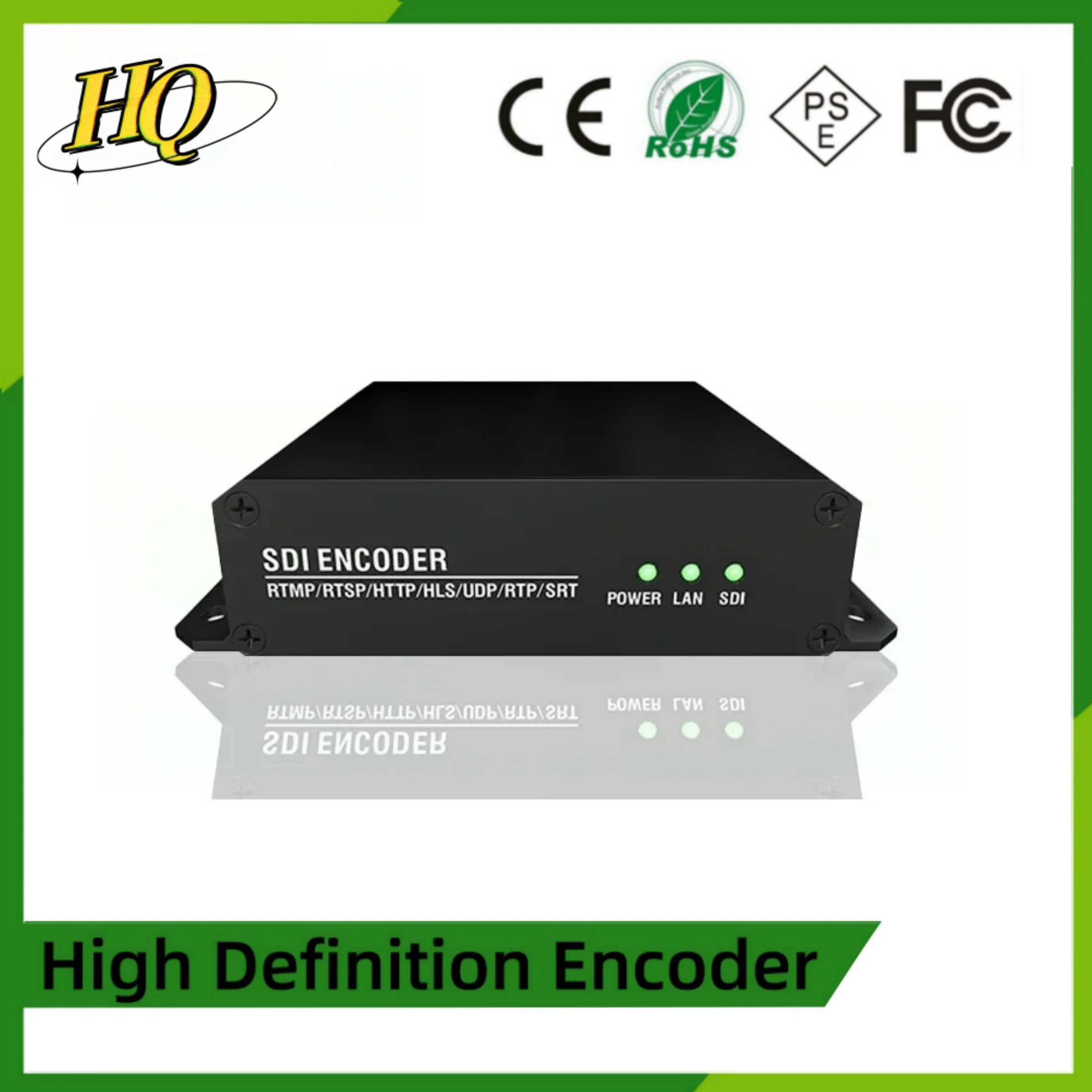 Encoder with Encoder, Loop-Out, Sdi to IP, Supports H.265, H.264, MJPEG Encoding and Compression Format for Live Video Streaming