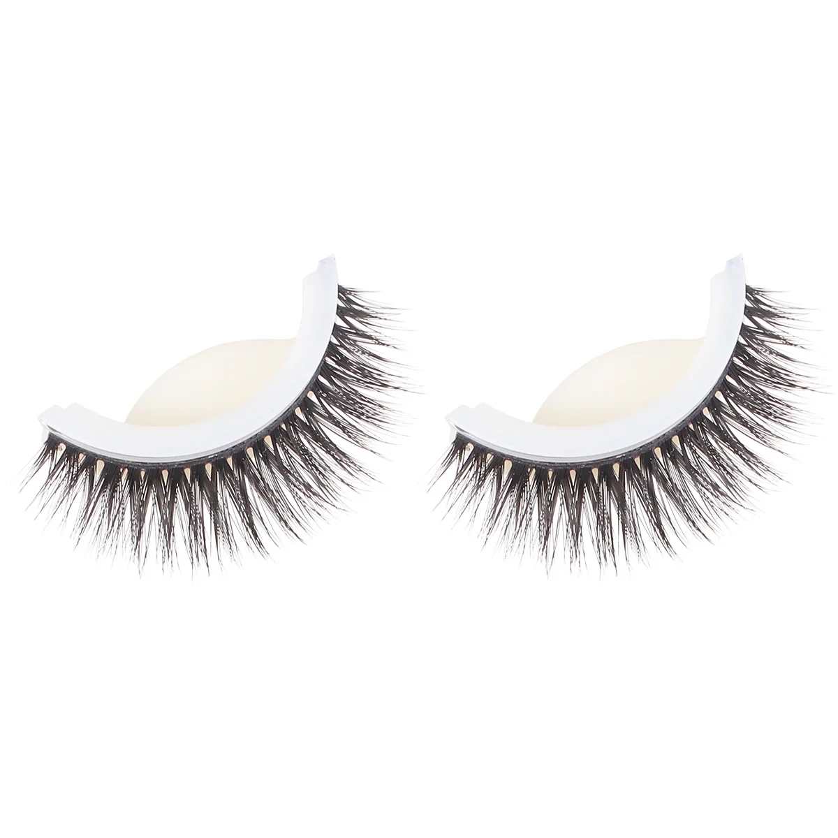 

3d False Eyelashes Natural Look That Like Extensions Reusable Self Adhesive Fake Looking Strip Strips for Women
