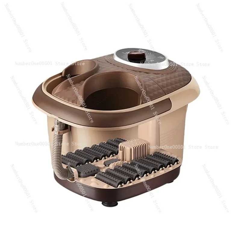 

Automatic Electric Foot Spa Bath Massager Heated Wash Basin with Temperature Control Waterproof Safe Home Use Pedicure Tub -095