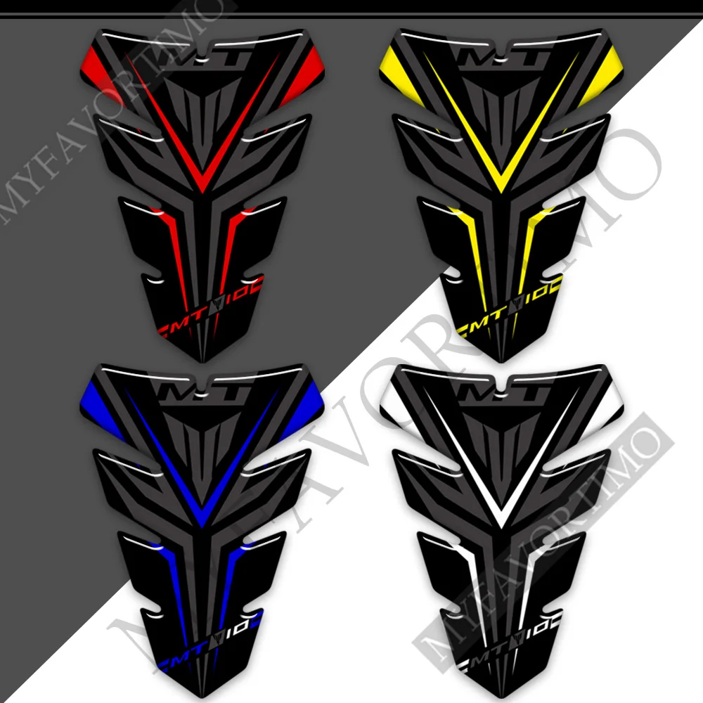 For Yamaha MT10 FZ MT-10 3D Stickers Tank Pad Protector Fairing Fender Windshield Handguard Decal 2016 2017 2018 2019 2020 2021