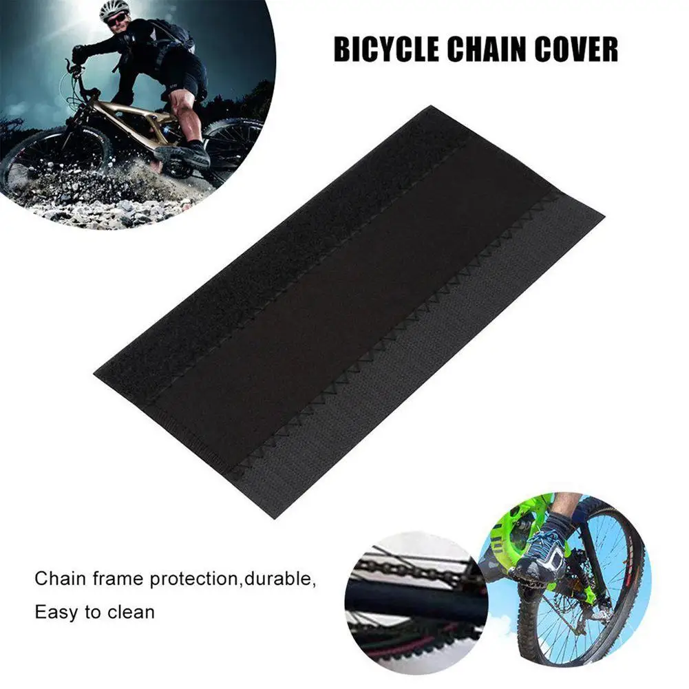 1PC Bicycle Frame Protection Ultralight MTB Bike Frame Chain Fork Cycling Protector Cover Cover Chain Black Guard Rear U7W7