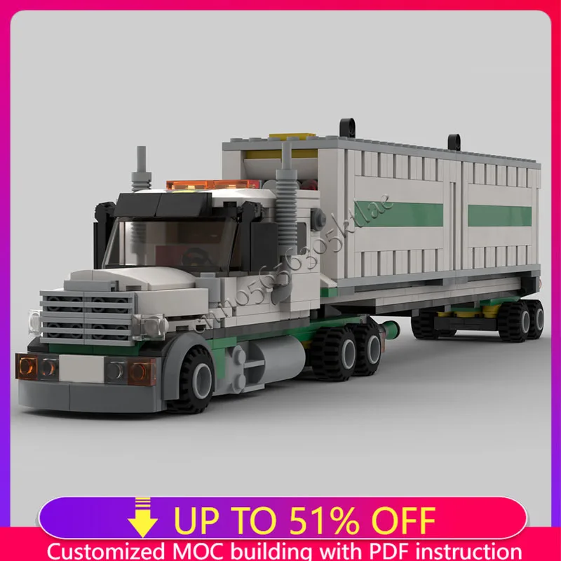 

487pcs MOC Air Cargo Truck Container City Airported Model Building Blocks Toys Idea Christmas Gift Education Brick Kids Birthday