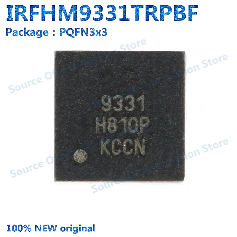 

IRFHM9331TRPBF PQFN3x3 P-Channel -30V/11A Power MOSFET