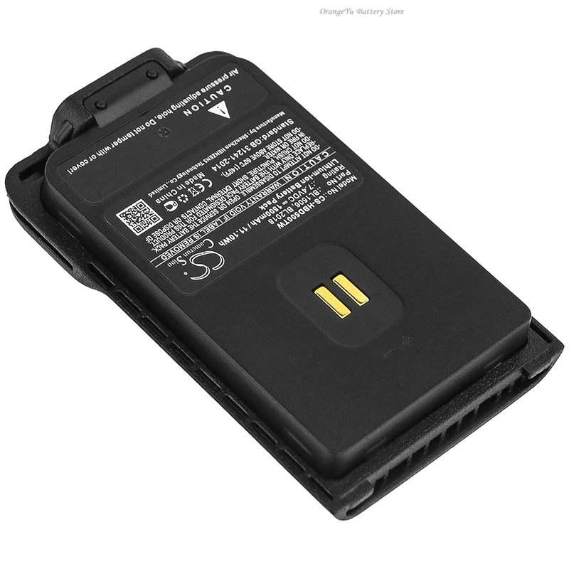 Сменная батарея для рации 7.4V 1500mAh/2000mAh BL1506 BL2018 для Hytera BD500 BD505 BD555 BD502i BD552i BD612i PH-608