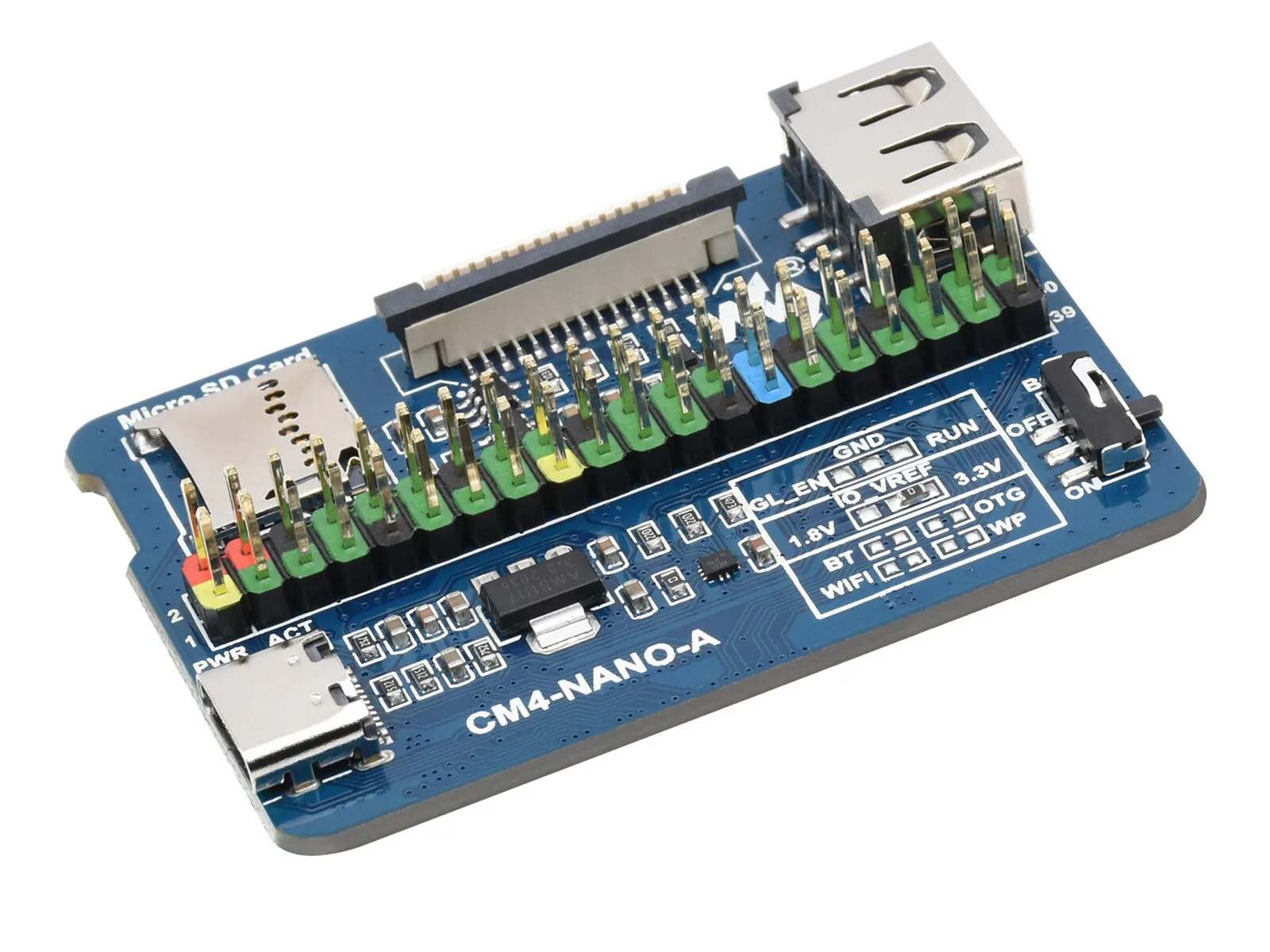 For Nano Base Board (A) for Raspberry Pi Compute Module 4 Same Size as CM4