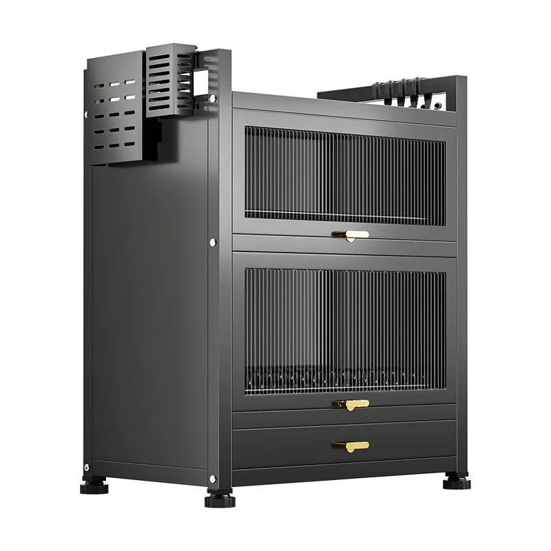 

Dish Drain Rack Storage Household Multifunctional Cupboard