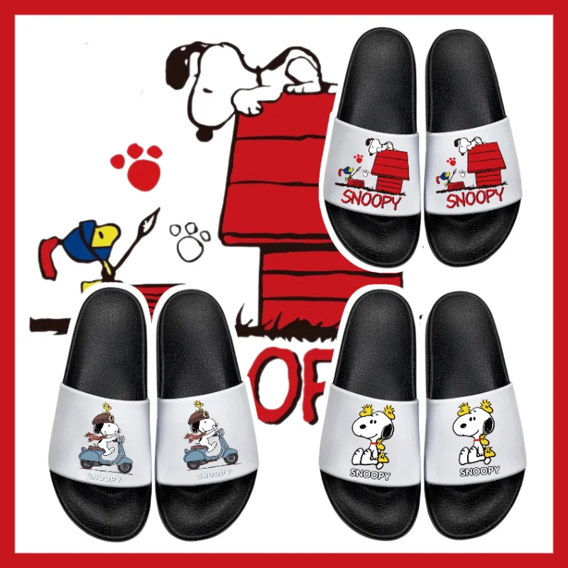 Anime Snoopy Casual Kawaii pantofole estate coppia Outdoor Wear Indoor Home traspirante suola spessa pantofole deodoranti antiscivolo