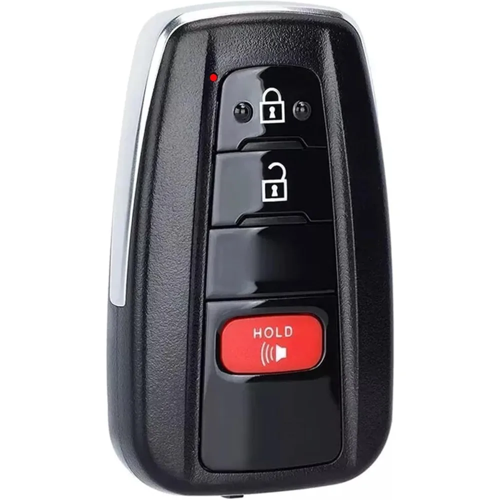 

Smart Key for Toyota Prius 2016-2021, Black Plastic Key Fob with 3 Buttons, Compatible with Hybrid Car, 8A-Chip 312-314MHz