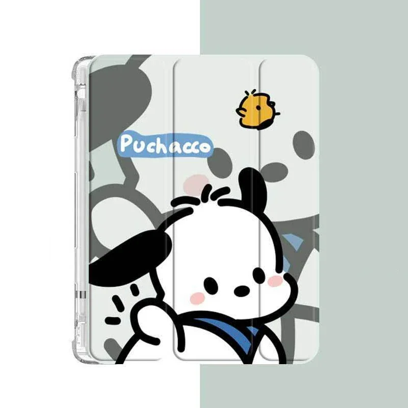 

Pochacco Case For Xiaomi Pad 5 6 Pro 12.4inch Cartoon Cover Redmi Pad 10.6in SE 11in Mi Padmax 14in Tri-Fold Case With Pen Slot