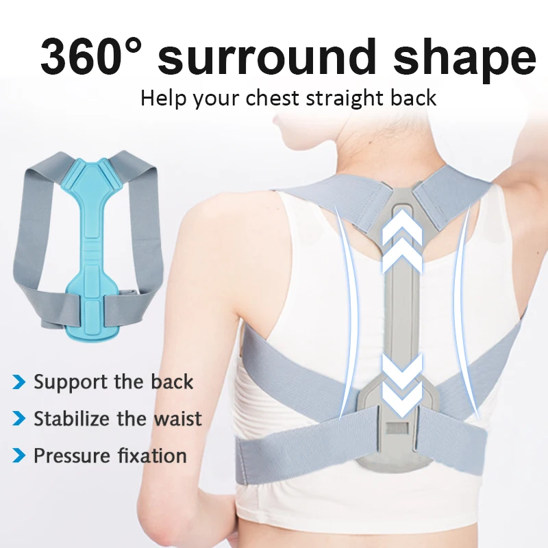 Corrector Adjustable Upper Back Brace for Clavicle Support and Providing Pain Relief from Neck,Shoulder and Upper Back