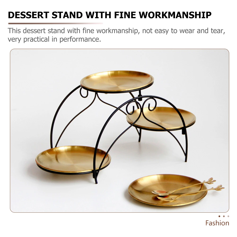

Cake Pan Dessert Storage Stand Food Display Rack Fruit Displaying Bracket Desktop Shelf Holder Snack