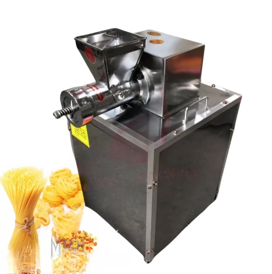 Commercial Single Screw Extruder Fusilli Macaroni Maker Automatic Spaghetti Production Line Pasta Making Machine