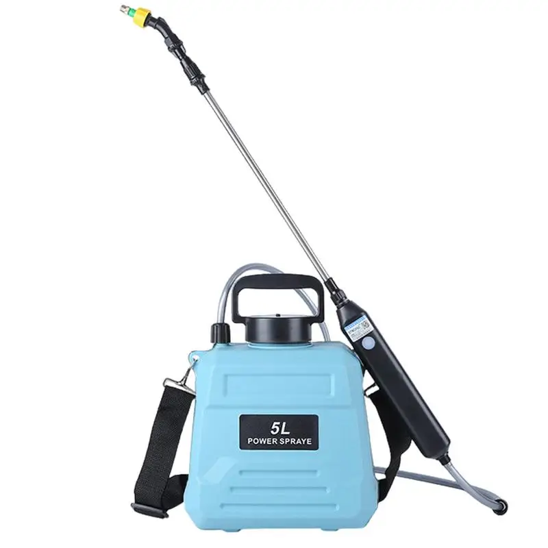 5L Electric Sprayer USB Rechargeable Garden Irrigation Sprinklers 2 Modes Telescopic Handle with Shoulder Strap Garden Supplies