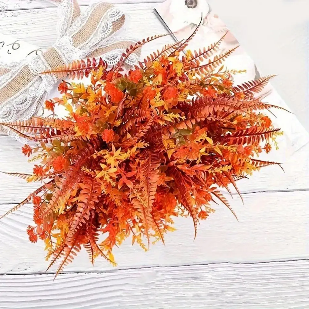 زهور صناعية متينة مقاومة للأشعة فوق البنفسجية، زهور صناعية معلقة في الهواء الطلق، نافذة مزهرية للحديقة في الشرفة للمنزل من الأمام #5