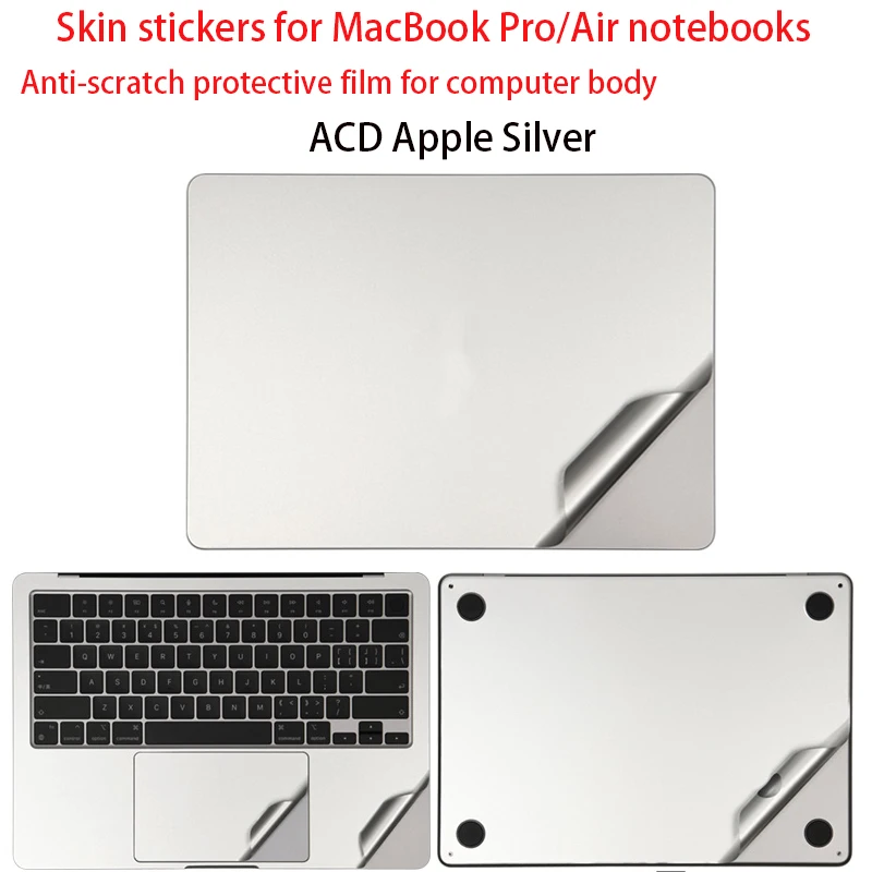

Для 2025 2024 2023 Apple Macbook air 15,3-дюймовый M4 Max наклейка на кожу ноутбука A3241/A3114/a2941 защитная пленка для корпуса компьютера