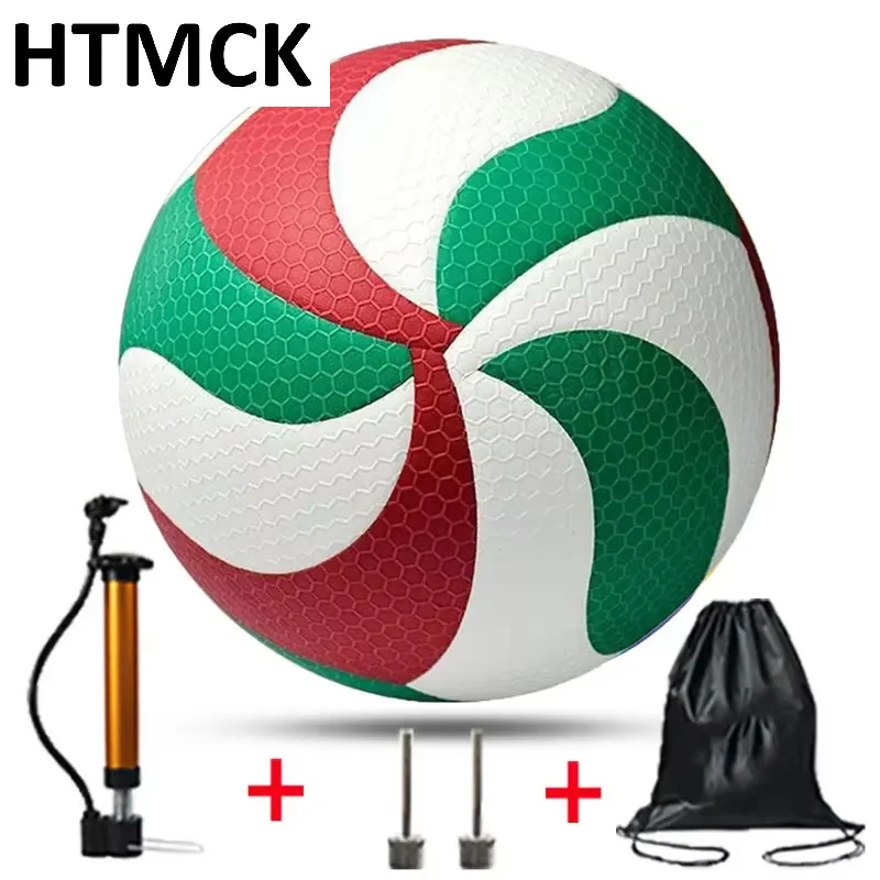 HTMCK Model5000 No.5 Volleyball Set with Pump Needle And Bag Sports Training Gear Ideal New Year Gift for Athletes And Fans