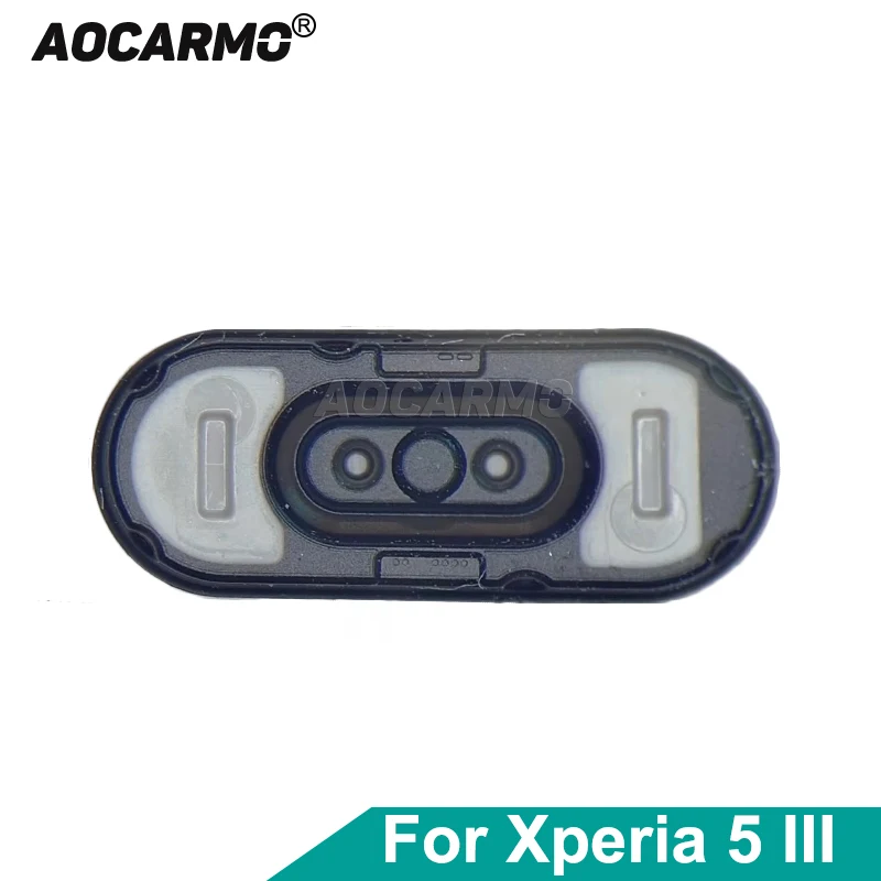 Aocarmo For Sony Xperia 5 III / X5iii 5G Mark3 XQ-BQ72 Camera Button Waterproof Rubber Ring Pad Mat