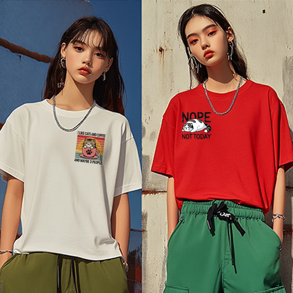 10 قطع من ملصقات نقل الحرارة الصغيرة الحجم بنمط قطة - نقل حديد متعدد الاستخدامات للقمصان والوسائد وأكياس القماش والجينز