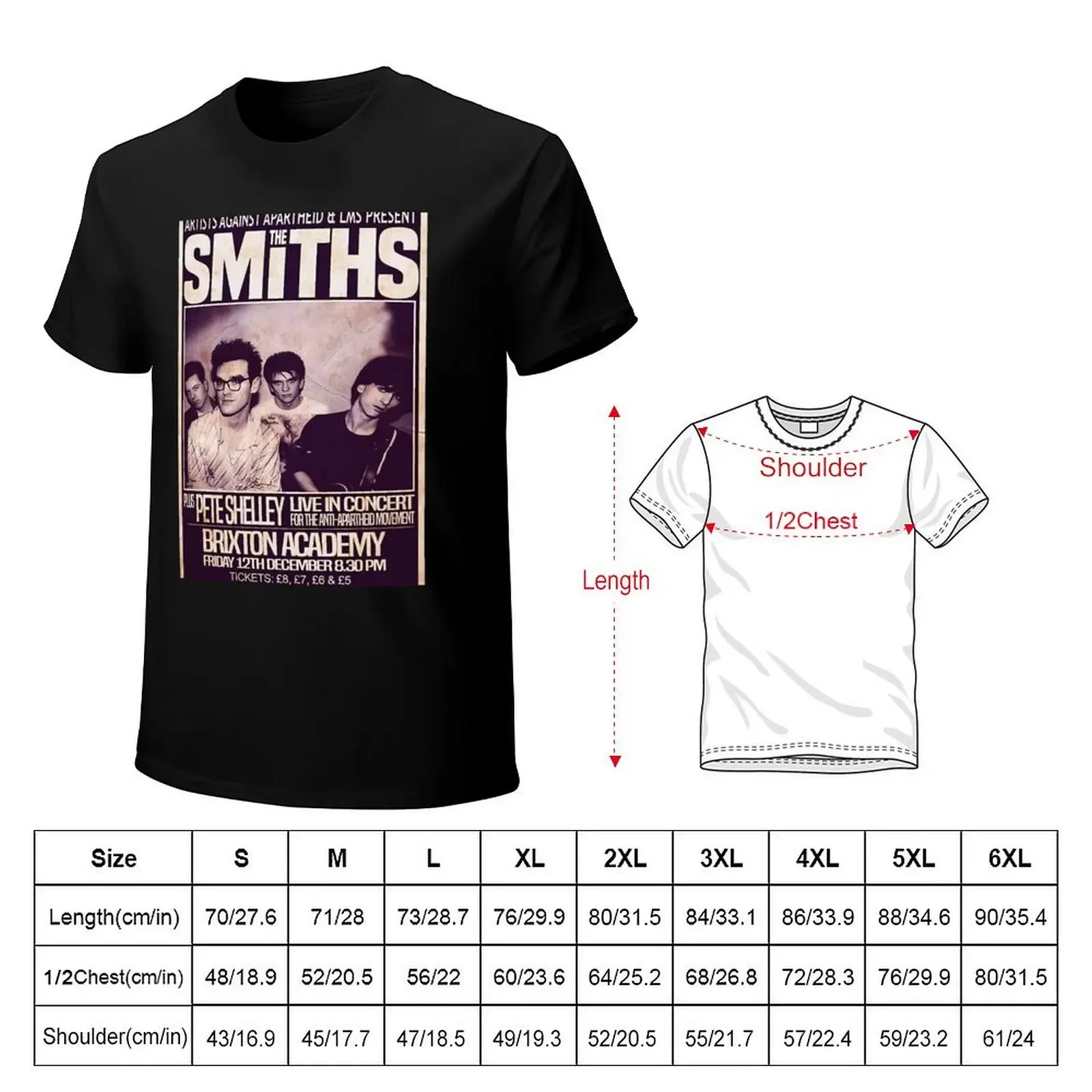 The Smiths 1986 The Final Concert T-Shirt animal prinfor boys Short sleeve tee tops T-shirt men