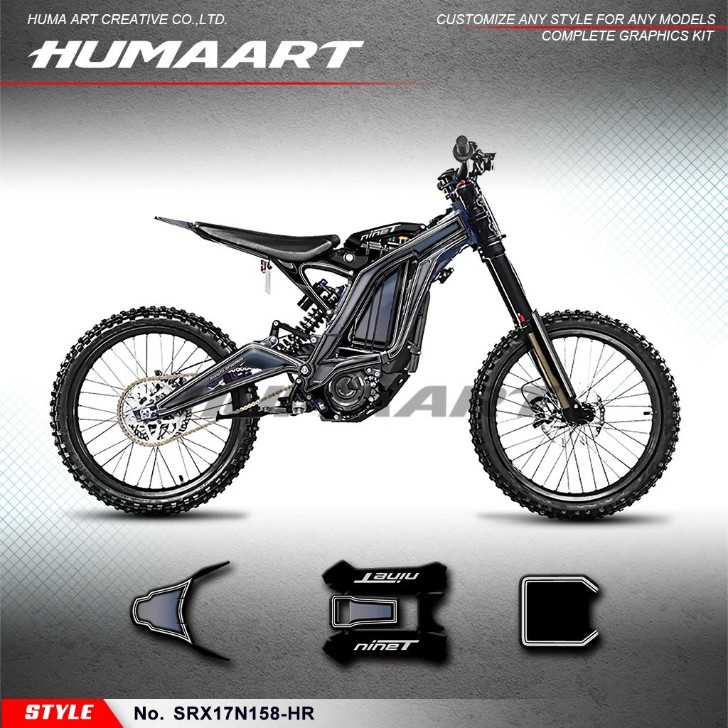 

Персонализированные графические наклейки HUMAART в комплекте для велосипеда Light Bee X/S Segway X160 X260, восстановление, SRX17N158-HR