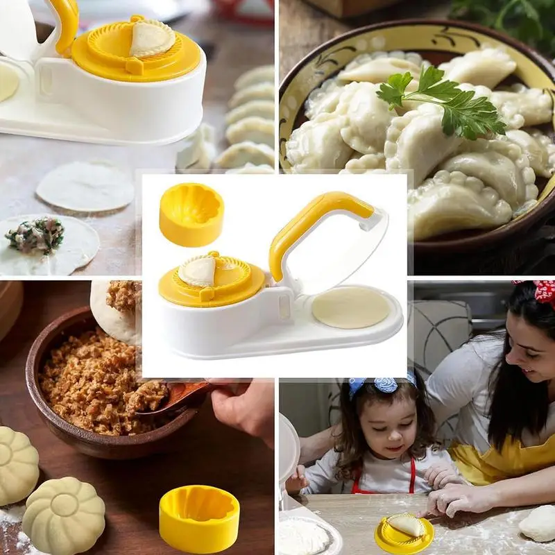 Manual Dumpling Maker Dumpling Skin Dough Presser Multifunctional Manual Pastry Wrapping Tool For Making Wonton Dumpling tool - Image 5