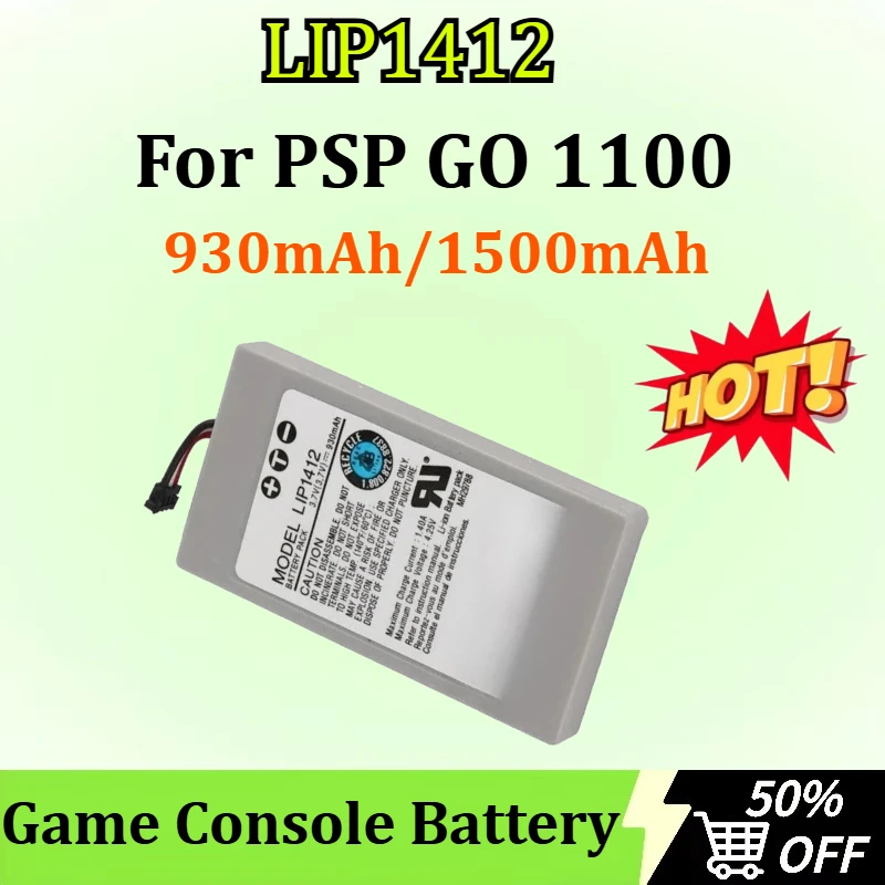 

New Battery LIP1412 A Top - Quality Battery for PSP GO 1100, Available in 930mAh and 1500mAh. High Energy and Long Lasting