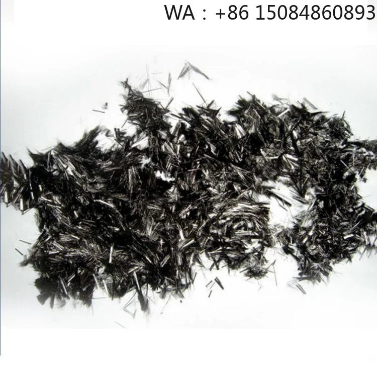 

Black customizable chopped carbon fiber strands of high purity, excellent thermal conductive material for plastic manufacturing