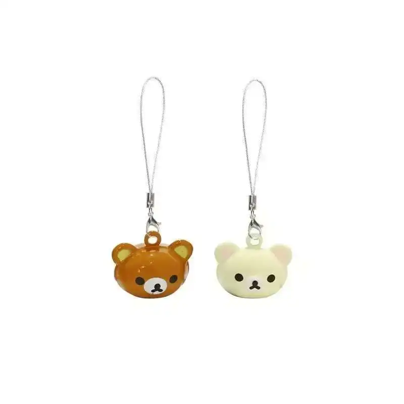 

Lazy Bear Clock Mobile Charm Pendant Cute Kawaii Keychain Accessories Backpack Airpods Earphones Ins Kore