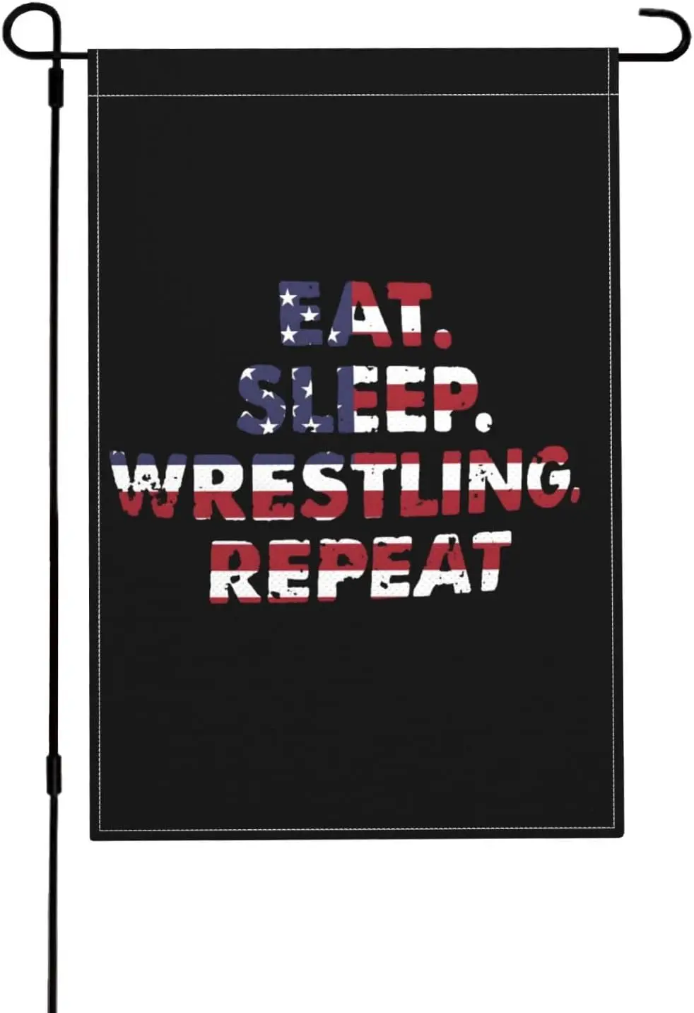 Eat Sleep Wrestle Repeat Wrestling Home Garden Flag Banner Breeze Banner Sign Flags For Home Decor 18