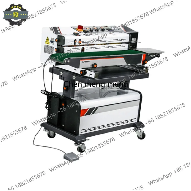 Factory Direct Sales LF1080 Automatic Continuous Vacuum Sealing Machine with Nitrogen Gas Filling Flush Sealing Machine